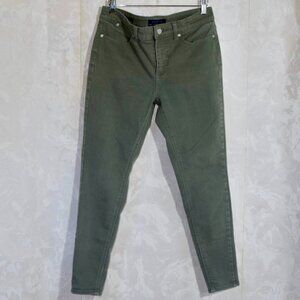 Talbots Size 6P Petite | Olive Green Flawless 5 Pocket Jegging Jeans